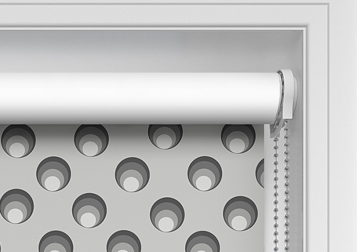 Retro 60s Spots, Onyx - Twist&Fit Roller Blind - Image 11